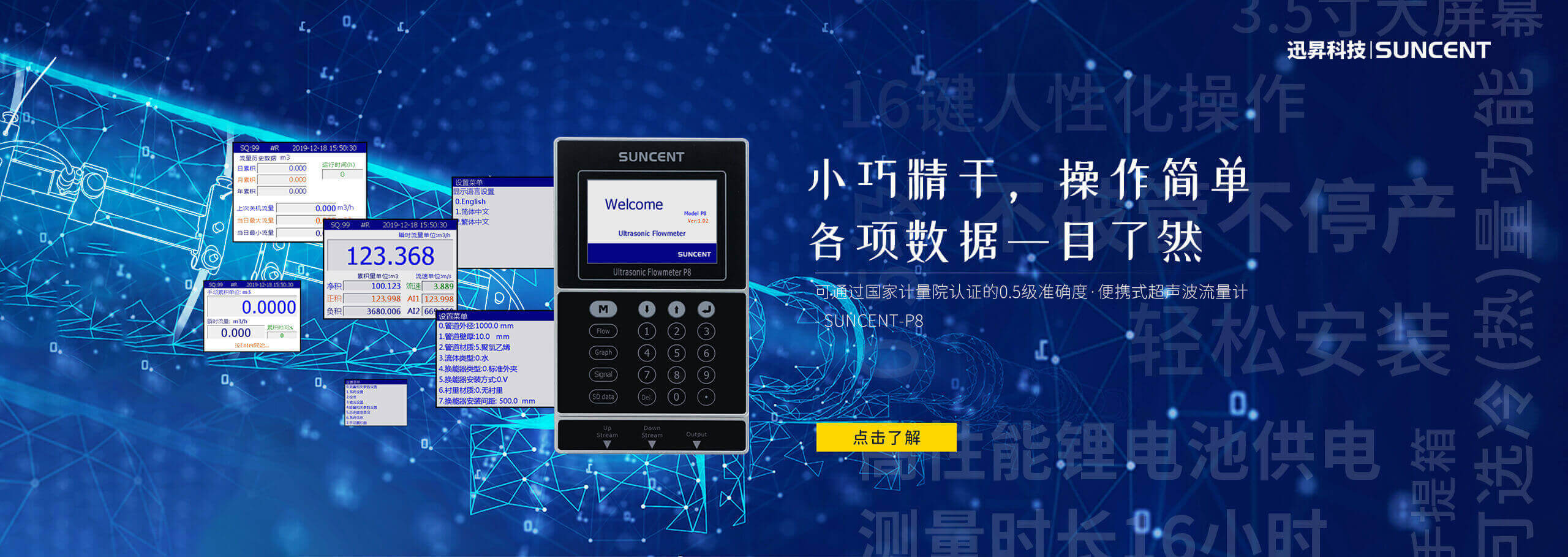 多聲道超聲波流量計